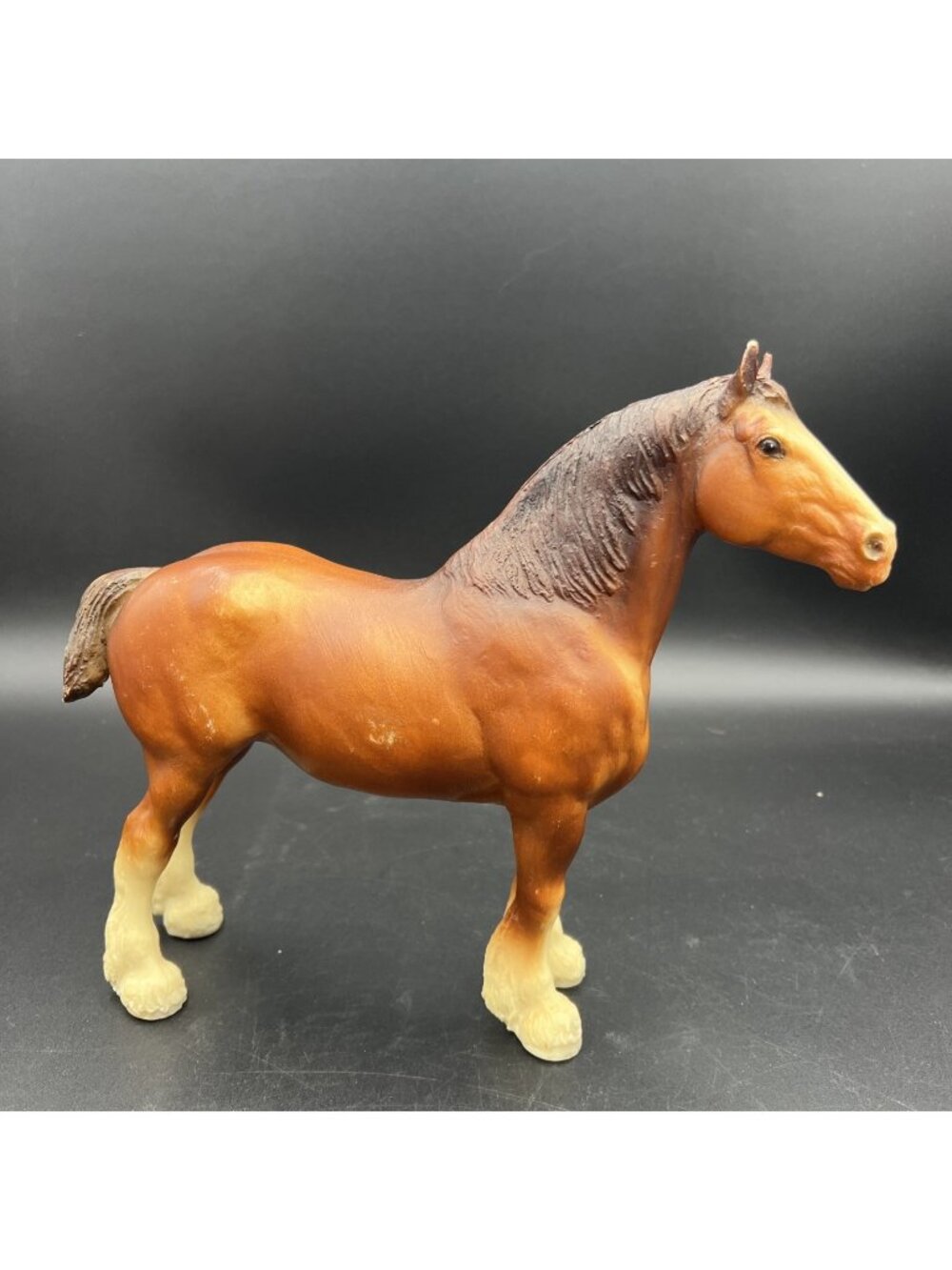 Vintage Breyer Traditional #83 Clydesdale Mare Chestnut